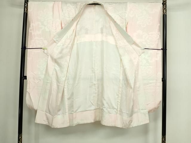 平和屋着物 長襦袢 無双仕立て 半衿刺繍 作家物 嵯峨野暈し 舞花文