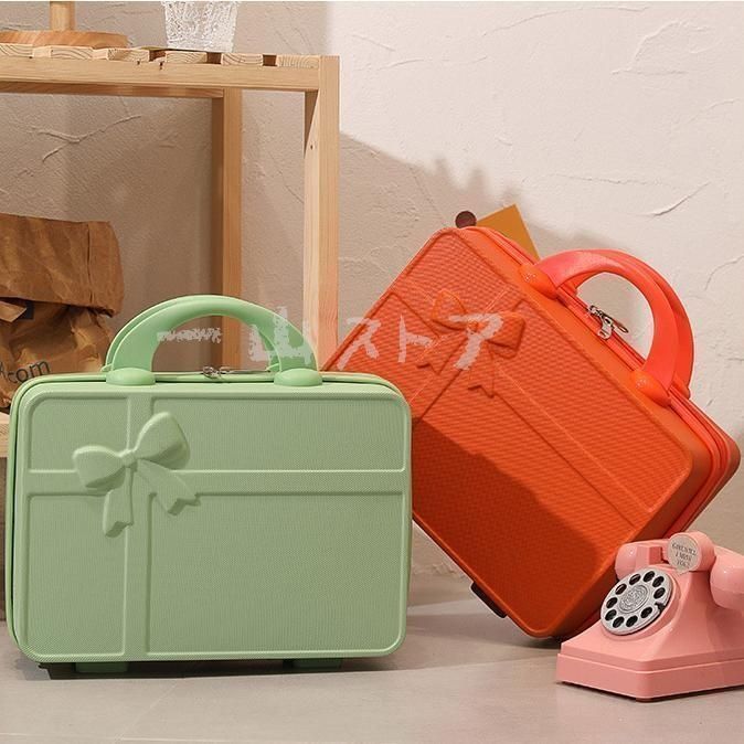 新品?未使用】 ミニトランクケース ミニスーツケース メイクボックス