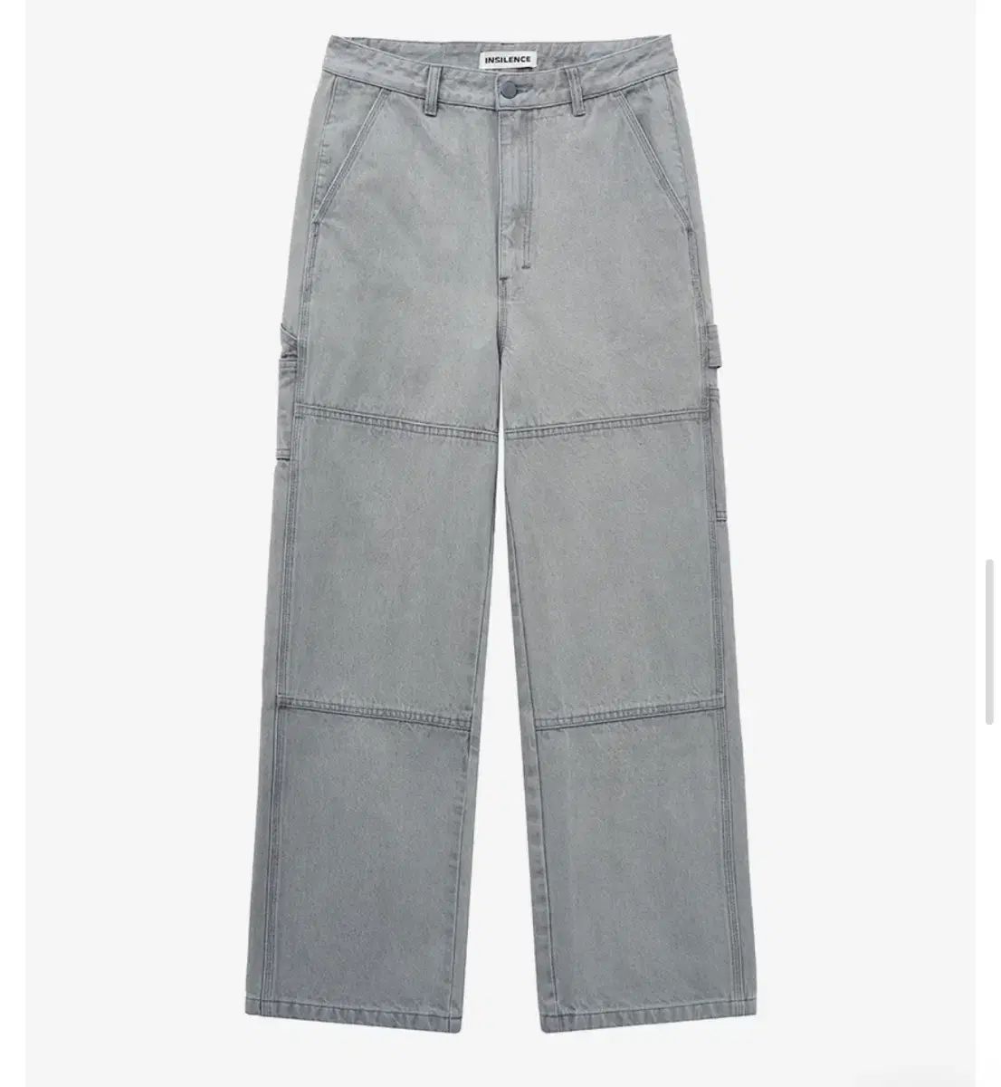 L インサイレンス カーペンター デニム パンツ グレー