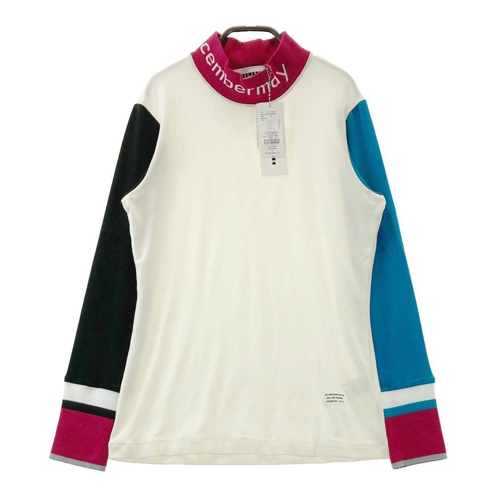 サイズ M ディセンバーメイ ハイネック 長袖Tシャツ ホワイト系 ゴルフウェア レディース ストスト