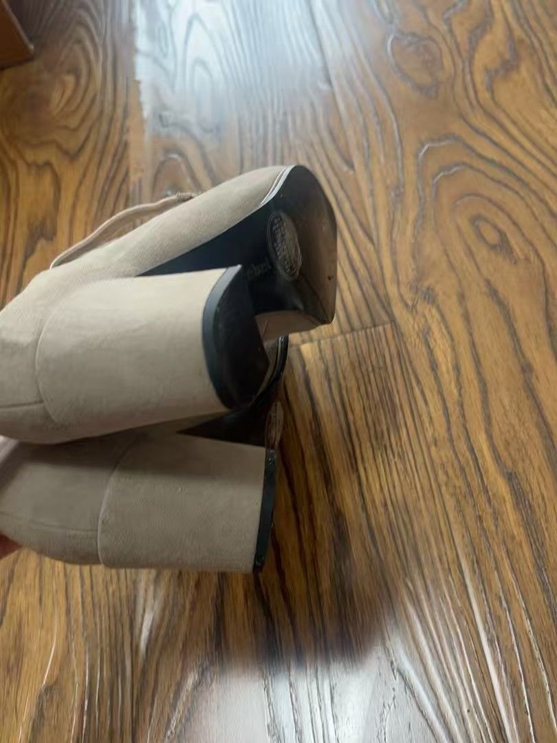  グレーエナメルポイントヒールパンプス その他 靴