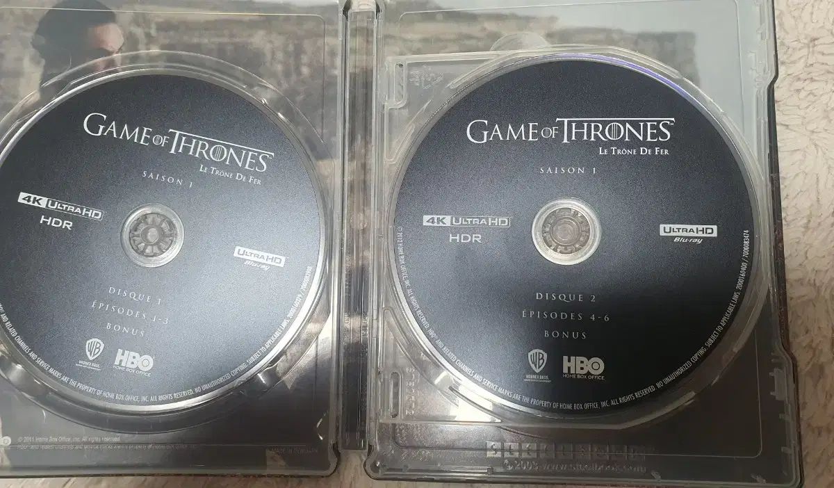 ゲーム オブ スローンズ 4 K スチールブック 海外版 ブルーレイ Blu-ray
