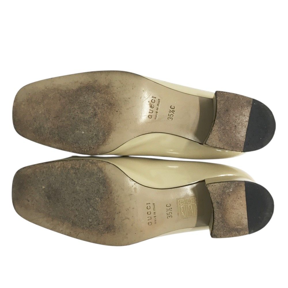 GUCCI グッチ 101 2293 パンプス ホースビット パテントレザー