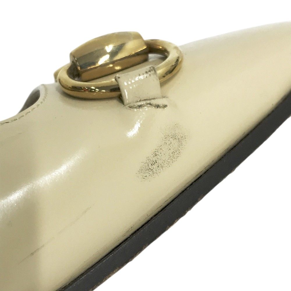 GUCCI グッチ 101 2293 パンプス ホースビット パテントレザー