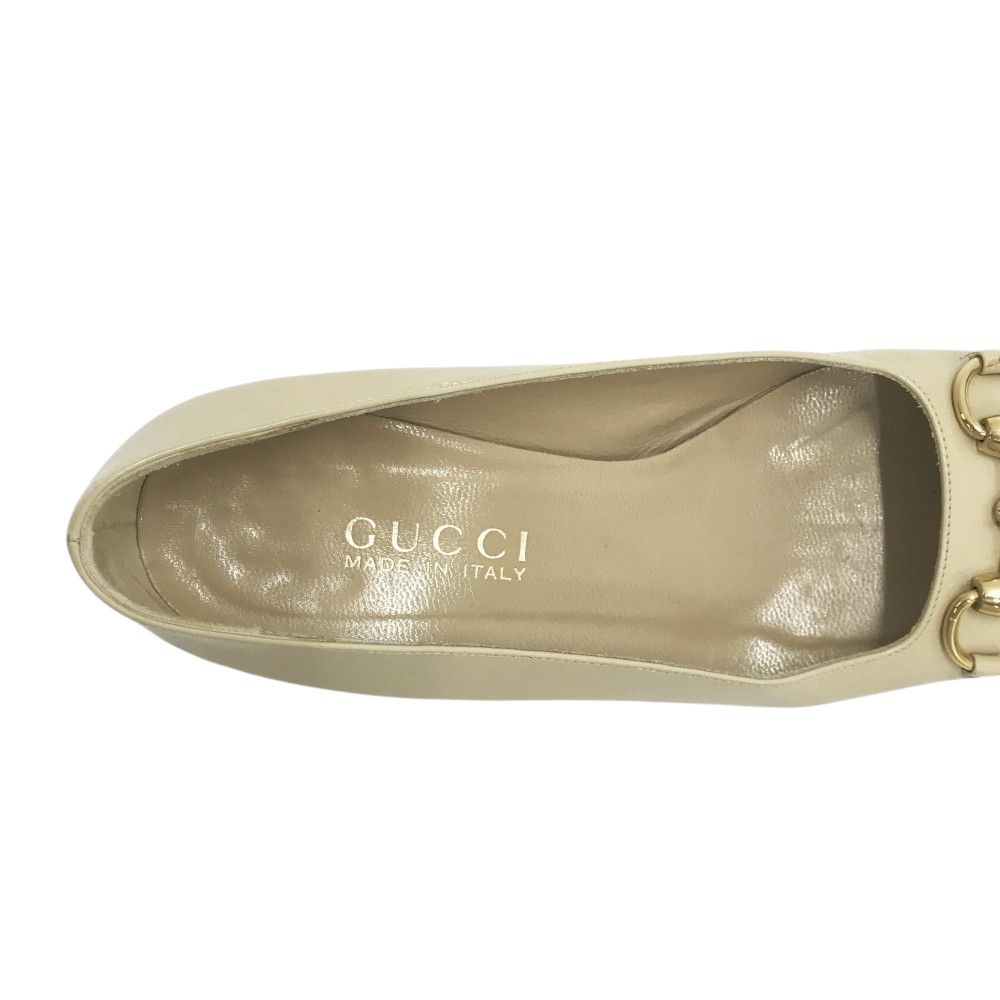 GUCCI グッチ 101 2293 パンプス ホースビット パテントレザー