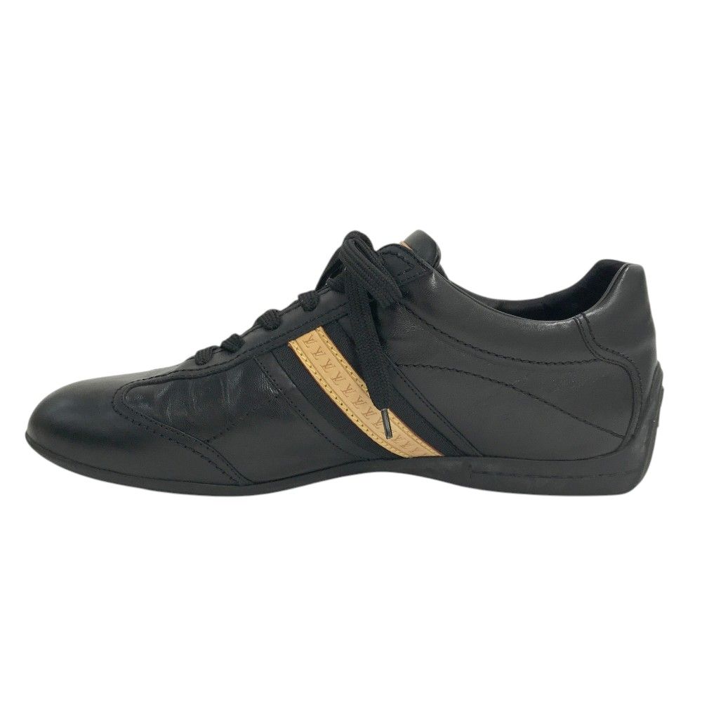 ルイ・ヴィトン　ドライビングシューズ　レザー　ブラック　7 1/2 LOUIS VUITTON ルイ ヴィトン GO0027 ドライビングシューズ レザー