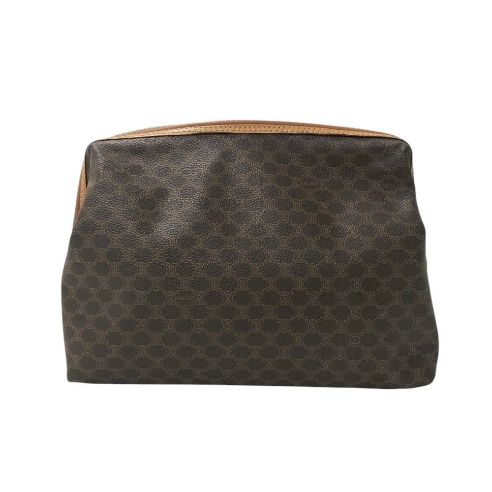 CELINE セリーヌ ポーチ マカダム柄 ブラウン系 [240101511015] - メルカリ