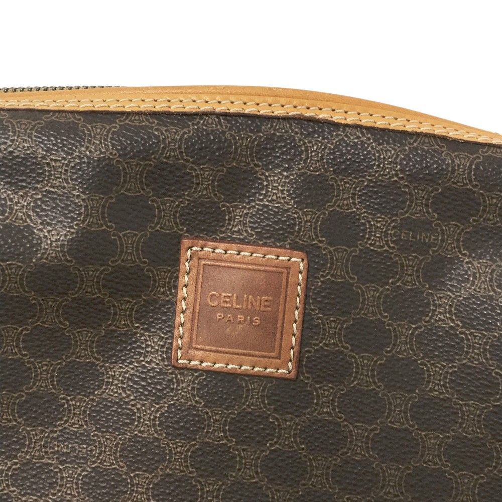 CELINE セリーヌ ポーチ マカダム柄 ブラウン系 [240101511015] - メルカリ
