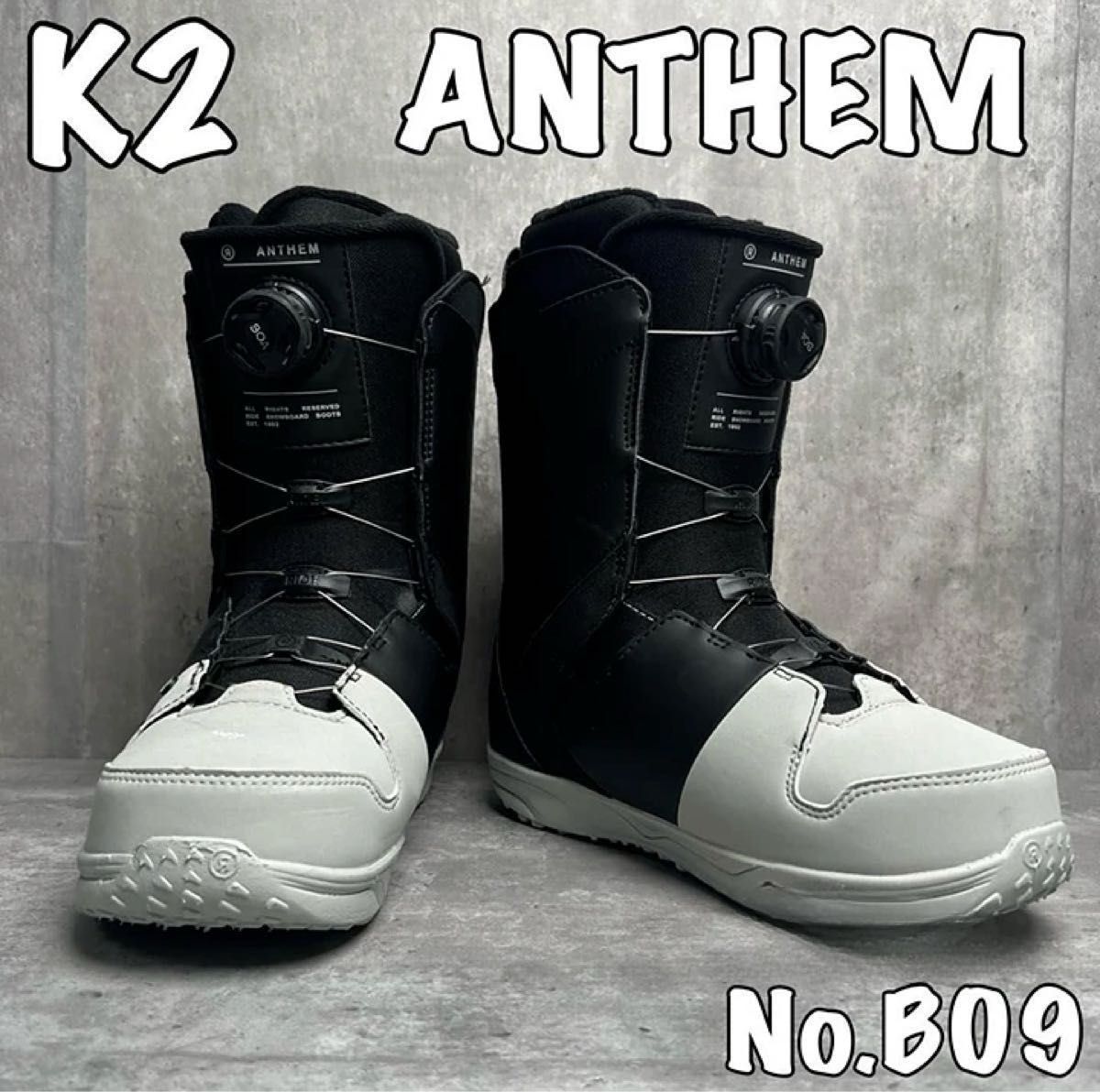 美品 K2 メンズ スノーボードブーツ 26cm BOA ANTHEM 09 - メルカリ
