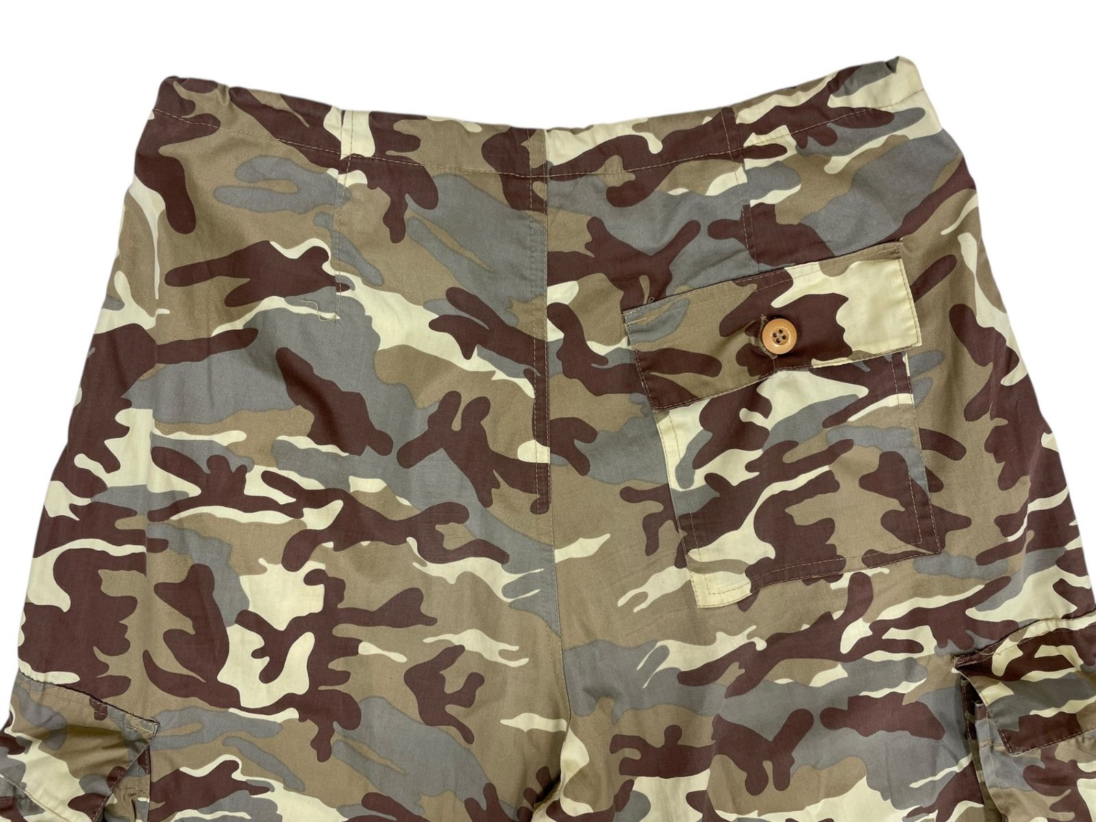 UFO カモフラカーゴパンツ ドローコード付 00S 古着 迷彩 デザートカモ
