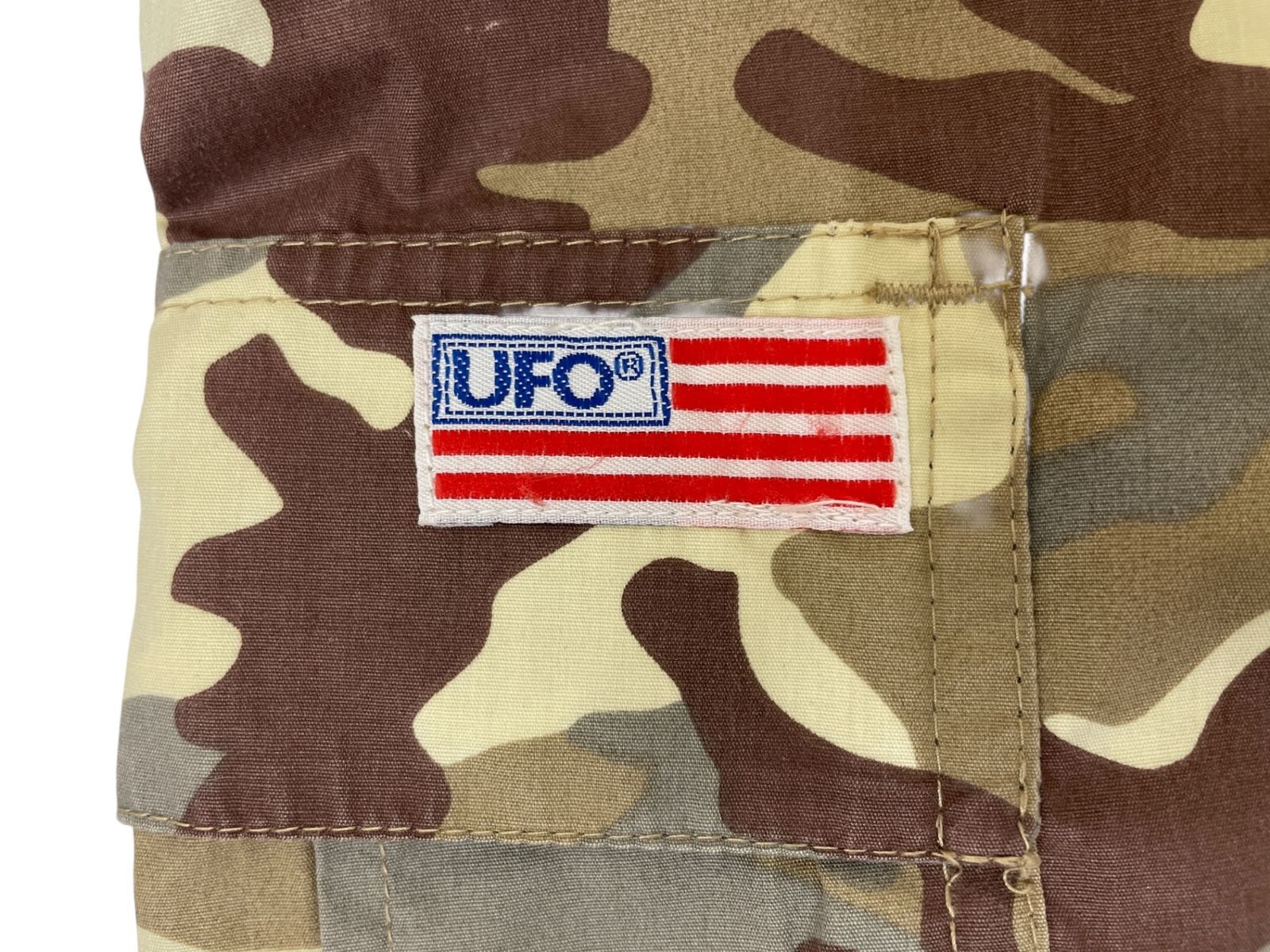 UFO カモフラカーゴパンツ ドローコード付 00S 古着 迷彩 デザートカモ