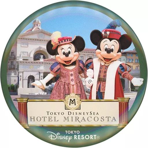 中古】バッジ・ピンズ ミッキー＆ミニー(実写) 缶バッジ 「ディズニー