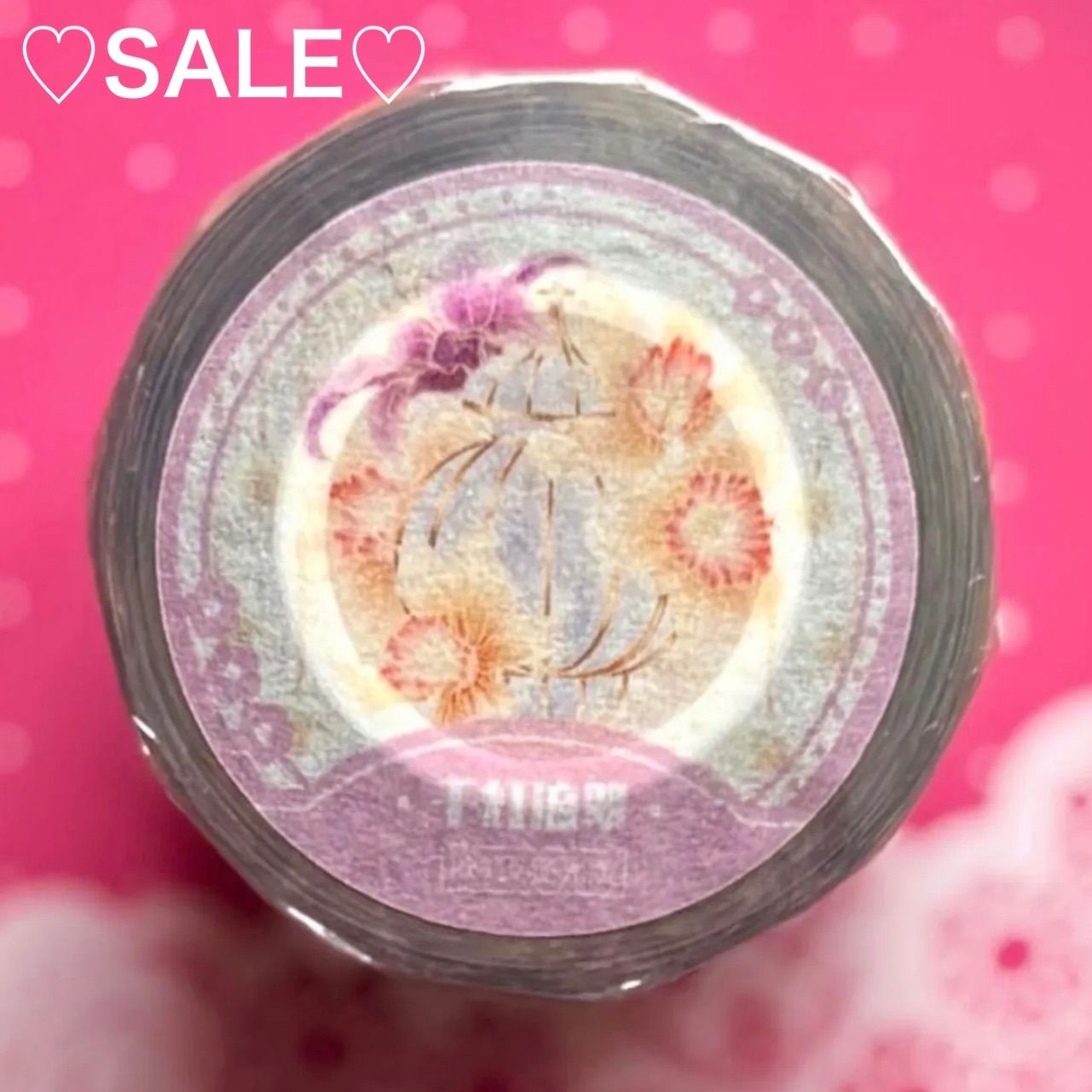 贝壳光 6 cm×10 m 千灯流翠 海外マステ 海外マスキングテープ 提灯