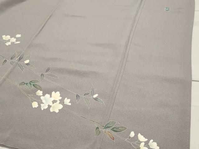 平和屋着物●糸目友禅作家　滝沢晃　訪問着　枝桜文　正絹　逸品　CABA1532gh 平和屋着物○糸目友禅作家 滝沢晃 訪問着 枝桜文 正絹 逸品 CABA1532gh