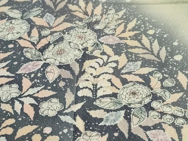 平和屋着物○越後十日町の一流染匠 桐屋・翠山工房 訪問着 辻が花 暈し