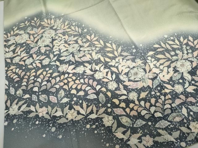 平和屋着物○越後十日町の一流染匠 桐屋・翠山工房 訪問着 辻が花 暈し