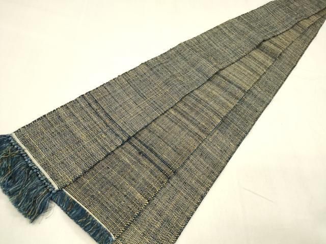 平和屋着物●男性　角帯　紬地　霞文　正絹　逸品　DABA0417cm 平和屋着物○男性 角帯 紬地 霞文 正絹 逸品 DABA0417cm