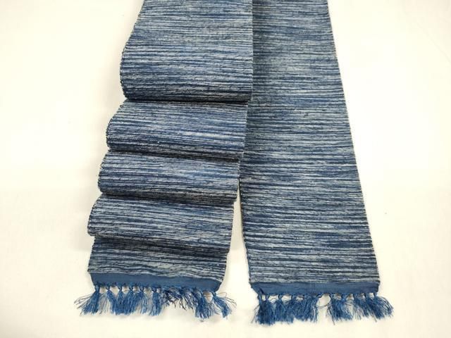 平和屋着物 男性 本場筑前博多織 角帯 霞文 正絹 cm