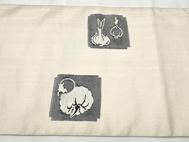 太鼓柄袋帯 すくい織