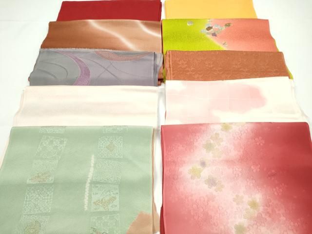 平和屋着物☆和装小物 帯揚げ10枚セット 正絹 逸品 CABA9338ju - メルカリ