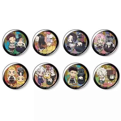 中古】バッジ・ピンズ 全8種セット 缶バッジ 「ガシャポンくじ 鬼滅の