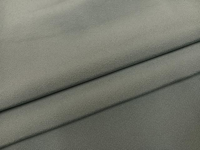 平和屋着物 上質な色無地 利休鼠色 正絹 ph