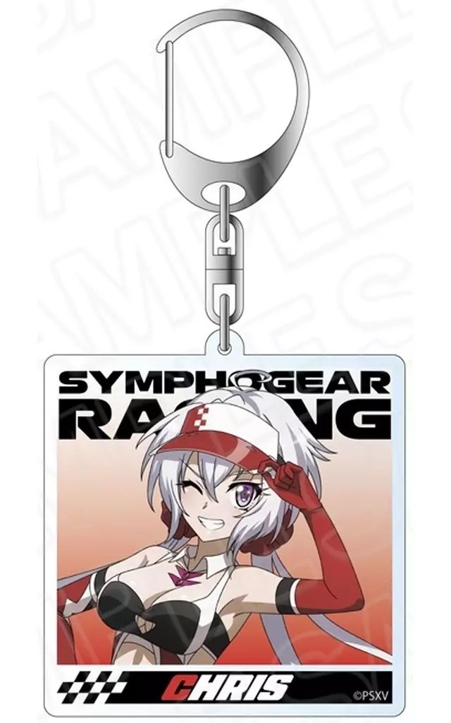 新品】キーホルダー [新品] 雪音クリス SYMPHOGEAR RACING ver