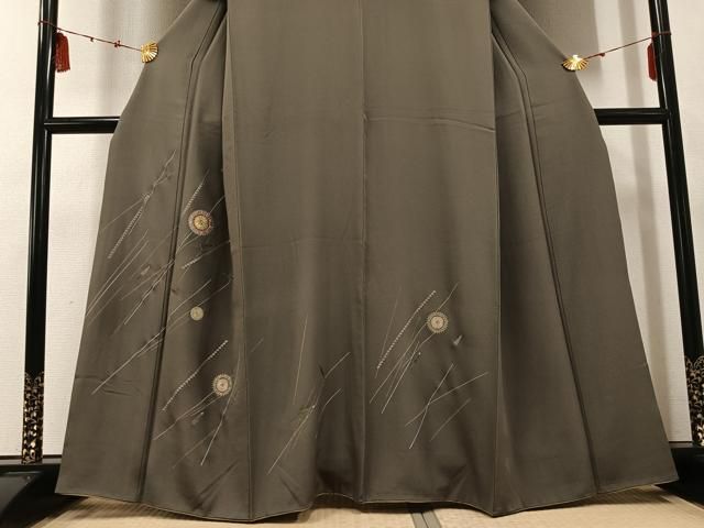 平和屋着物●訪問着　刺繍　番傘　金糸　正絹　逸品　AABE1208ph 平和屋着物○訪問着 刺繍 番傘 金糸 正絹 逸品 AABE1208ph - メルカリ