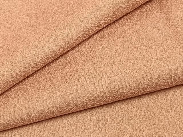 平和屋着物 上質な色無地 唐草地紋 虹色 正絹 fy