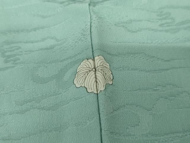 上質な色無地 立波地紋