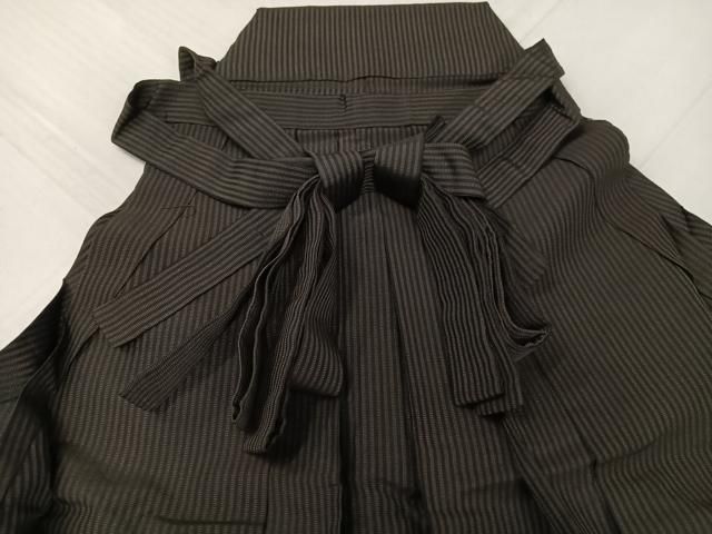 平和屋着物○男性 馬乗り袴 縞 正絹 逸品 AABE1229ph - メルカリ