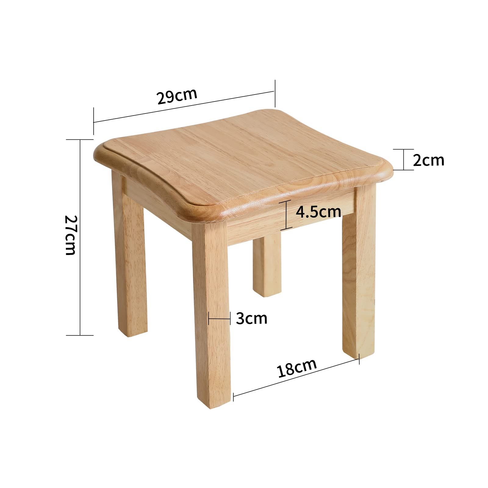 木製 スツール 踏み台 ミニテーブル 小さい 万能台 腰掛け 天然木 無垢