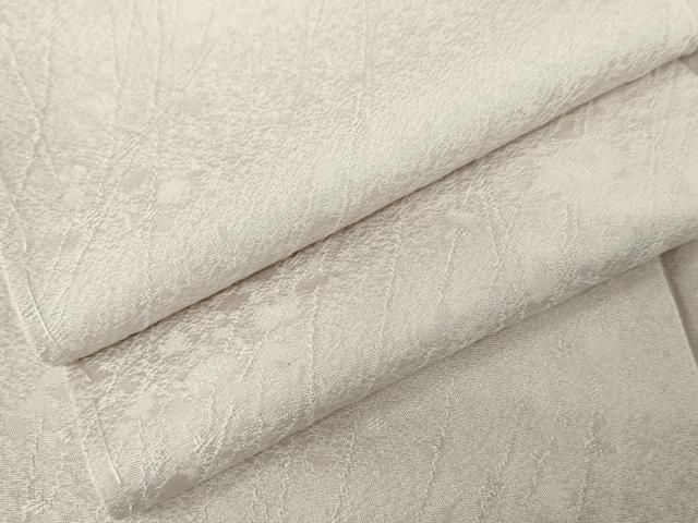 平和屋着物●上質な色無地　枝花地紋　灰桜色　正絹　逸品　未使用　AABE0156cs 平和屋着物○上質な色無地 枝花地紋 灰桜色 正絹 逸品 未使用