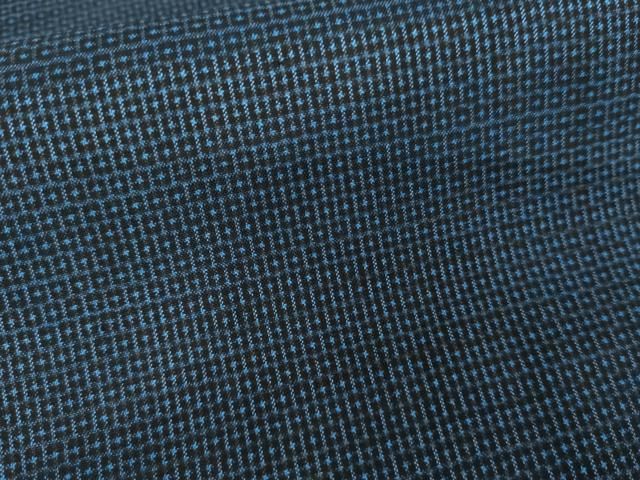 平和屋着物○男性 本場大島紬 アンサンブル 100亀甲 総詰め 羽裏：鷹