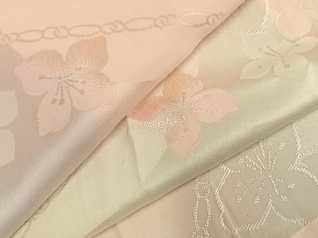 舞花文 半衿刺繍