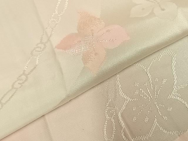 平和屋着物 振袖用長襦袢 無双仕立て 舞花文 半衿刺繍 正絹 fy 長襦袢 長襦袢 半襦袢