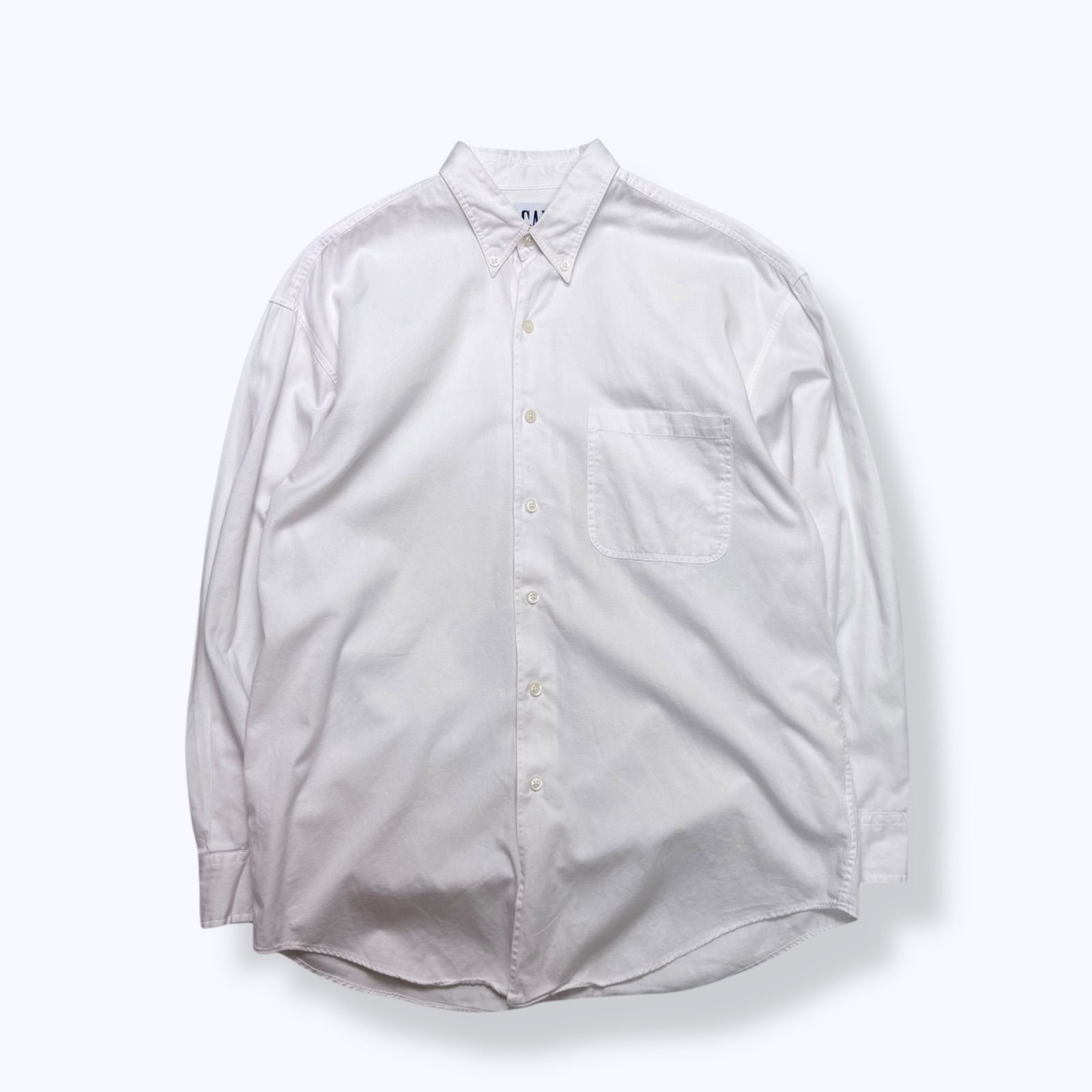 90s OLD GAP White B⁄D Shirts M 90年代 オールドギャップ 白