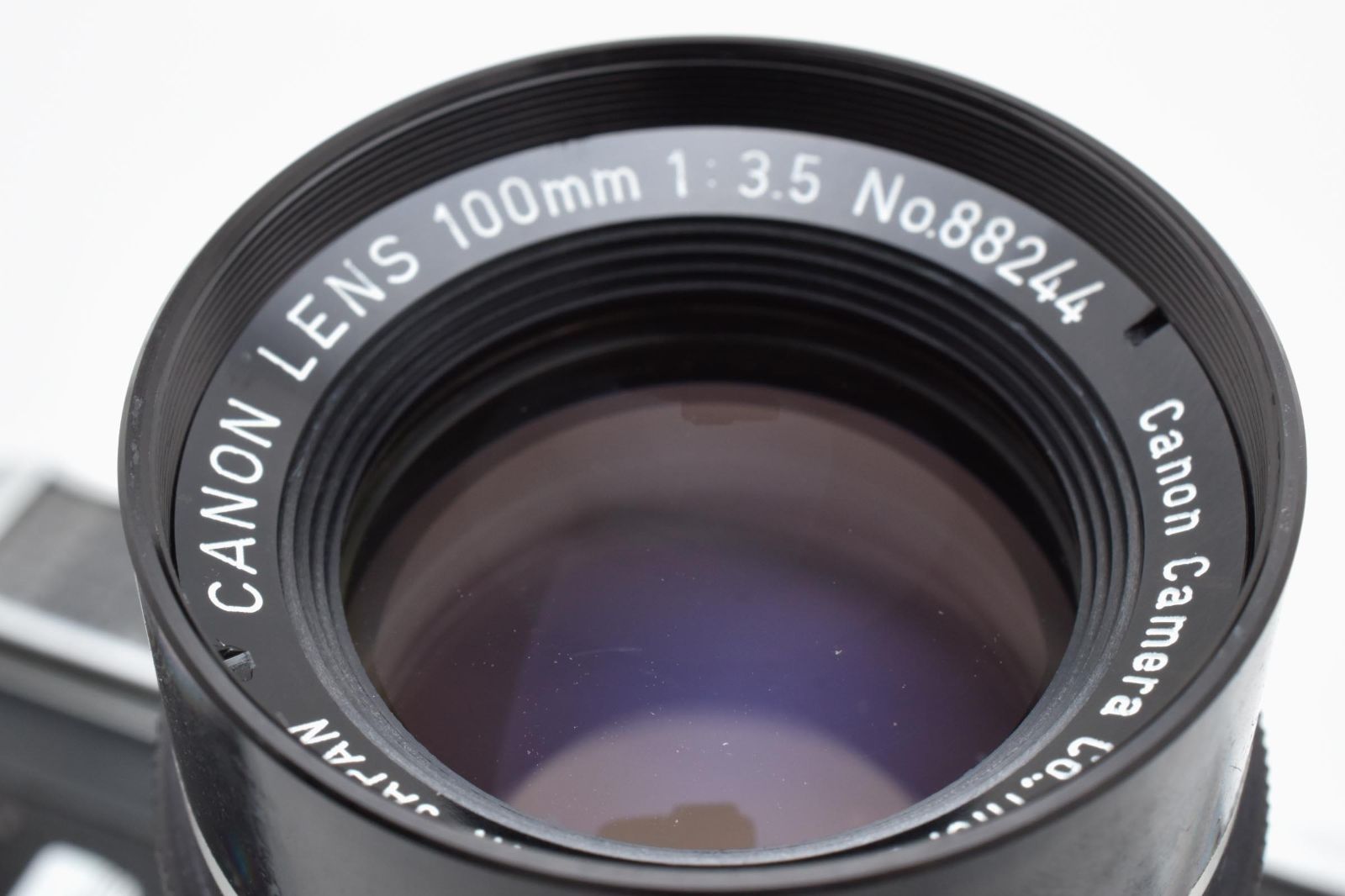 4385 キャノン CANON MODEL 7 + 100mm f3.5 フィルムカメラ [現状品