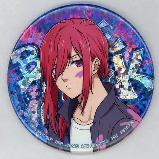 【】バッジ・ピンズ 千切豹馬(円形) ホログラム缶バッジ 「ブルーロック×GiGO/セガのお店キャンペーン」