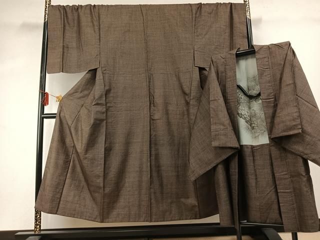 平和屋着物 男性 本場大島紬 アンサンブル 100亀甲 総詰め 扱い キングサイズ 正絹 fy