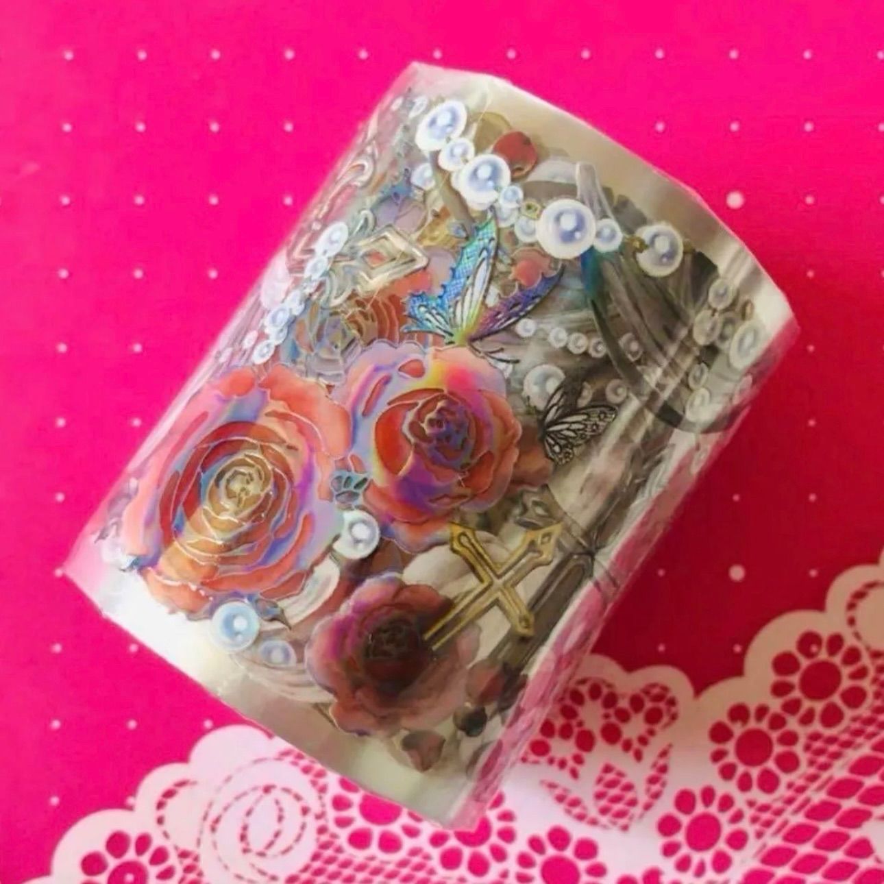  虹光 6 5 cm 10 m 玫红 海外マスキングテープ 海外マステ マスキングテープ テープ マスキングテープ