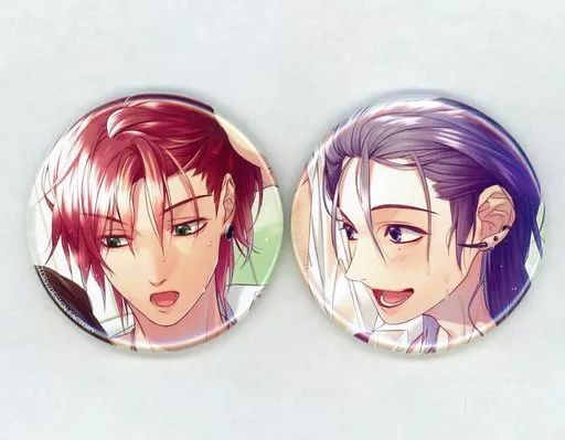 中古】バッジ・ピンズ [単品] 五月女光基＆多井中法 缶バッジ2個セット