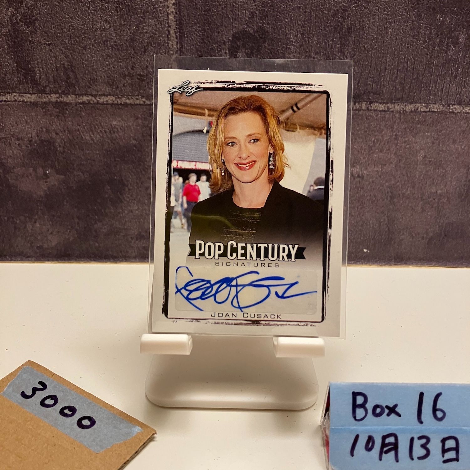 2017 Leaf Pop Century Joan Cusack 直筆サインカード Pop Century 2017 Leaf Pop Century Joan Cusack 直筆サインカード Pop Century