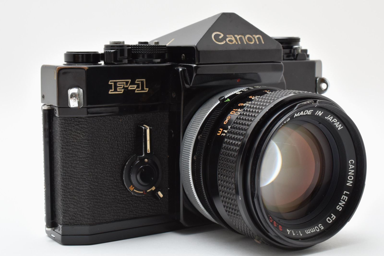  4387 キャノン Canon F 1 Eye Level FD 50 mm 4 s c フィルム カメラ 一眼レフカメラ(フィルム) フィルムカメラ