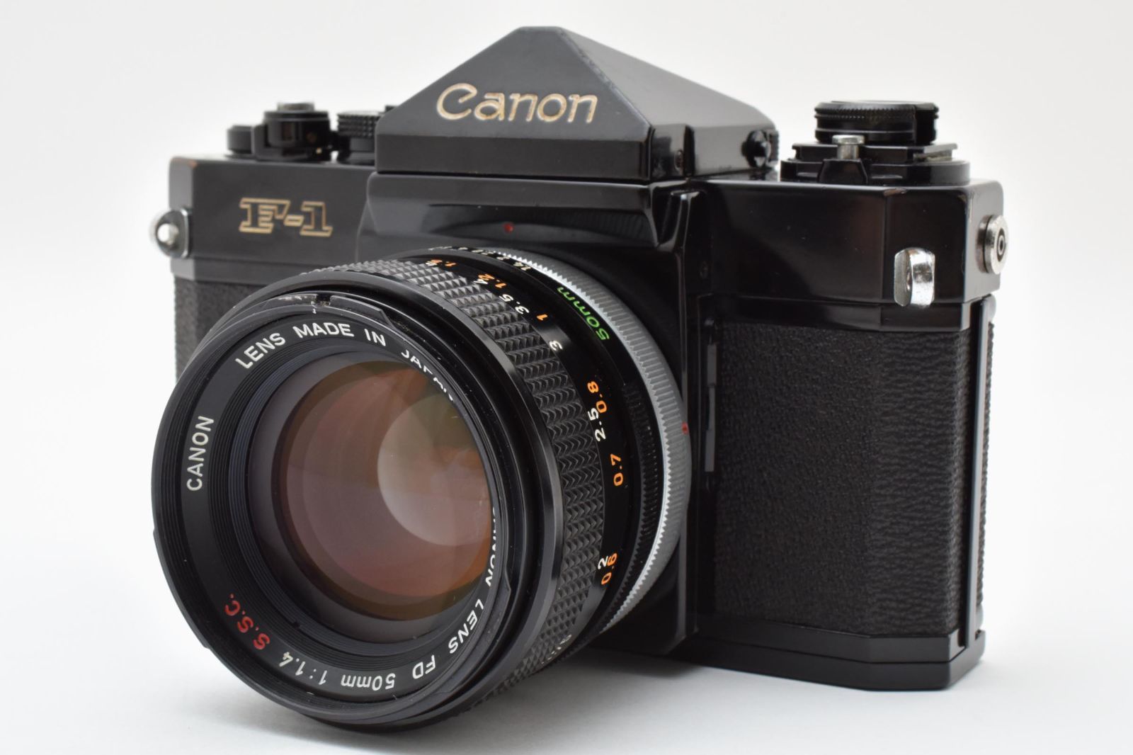 4387 キャノン Canon F 1 Eye Level FD 50 mm 4 s c フィルム カメラ