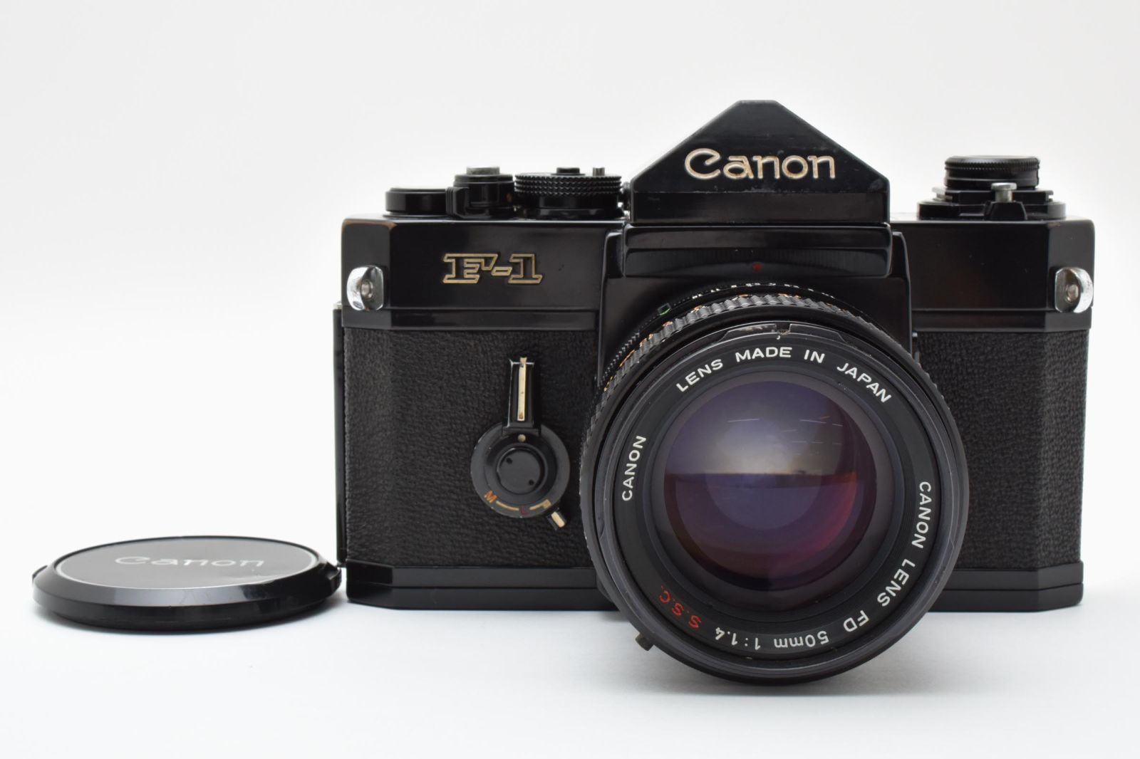 4387 キャノン Canon F-1 Eye Level FD 50 mm f 1.4 s.s.c. フィルム カメラ