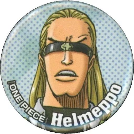 中古】バッジ・ピンズ ヘルメッポ オリジナル缶バッジ 「ワンピース
