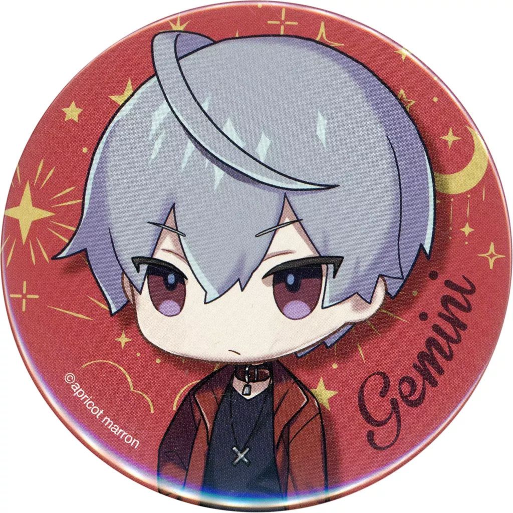 中古】バッジ・ピンズ ふたご座 ほしタロミニイラスト缶バッジ