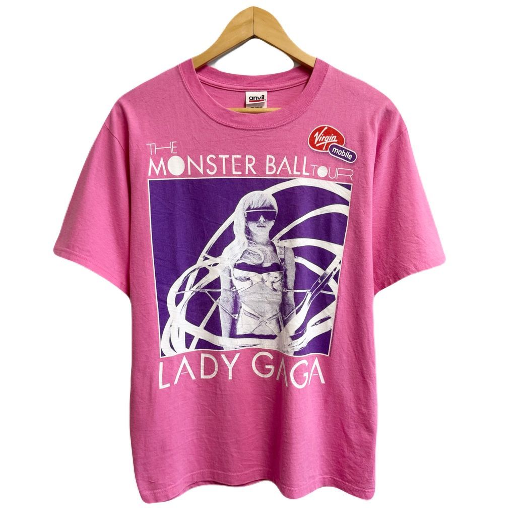 anvil アンビル レディーガガ ツアーT モンスターボールツアー 両面