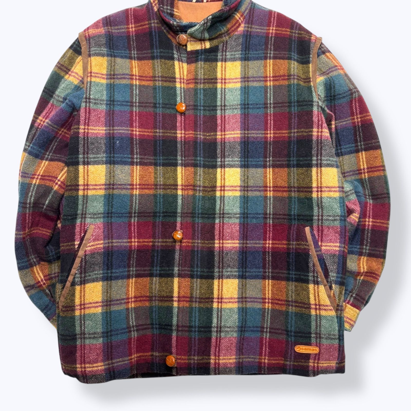00s scheme warriors チェック ウールジャケット ギミック 00s Scheme